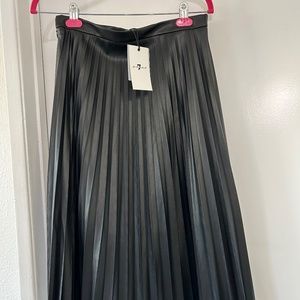 7 for all mankind pleated skirt